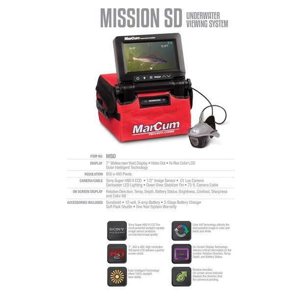 Thousand Lakes Sporting Goods Marcum Mission SD Underwater Viewing System October 25, 2019
