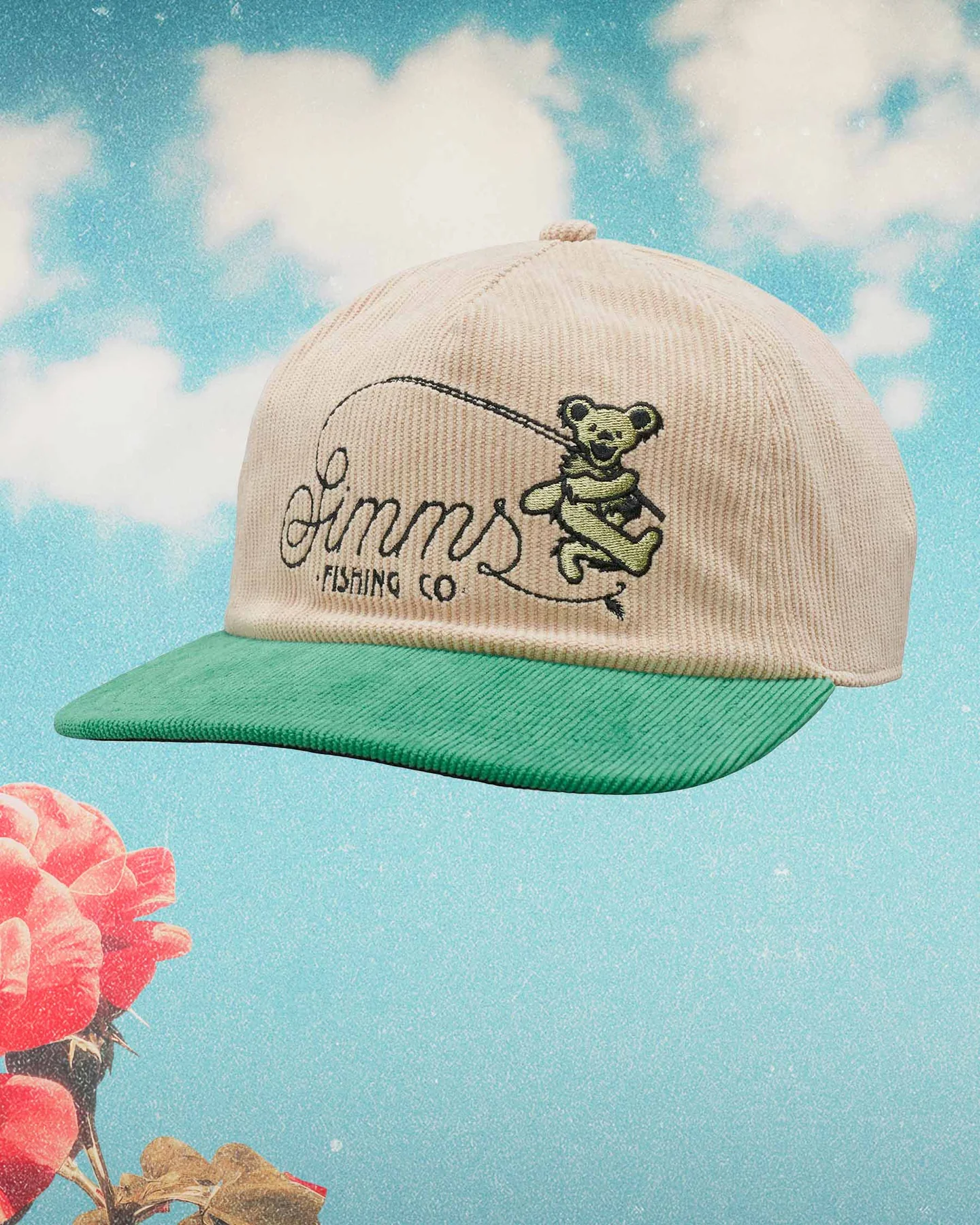 Thousand Lakes Sporting Goods Simms Grateful Dead Double Haul Corduroy Cap Wonders Print January 26, 2026